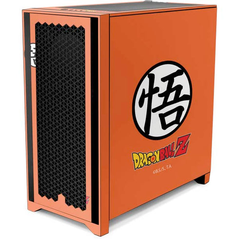 Dragon Ball Z Goku Iconic Kanji Symbol Corsair 4000D Tempered Glass Mid-Tower ATX Case Skin